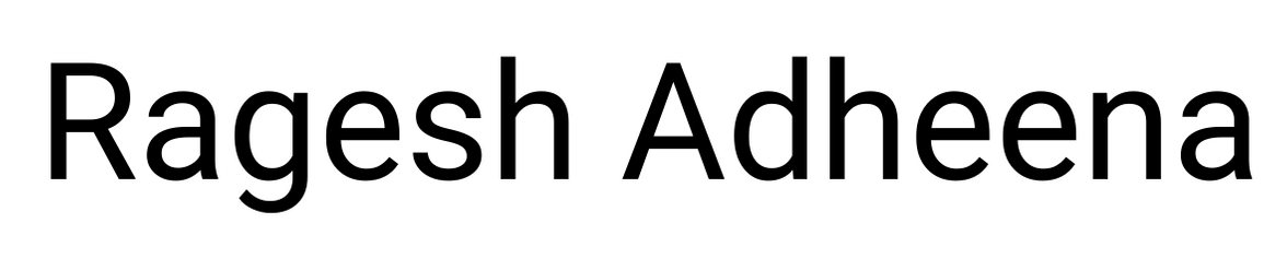 Ragesh Adheena